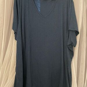 Old Navy Women's Charcoal V-Neck Tee